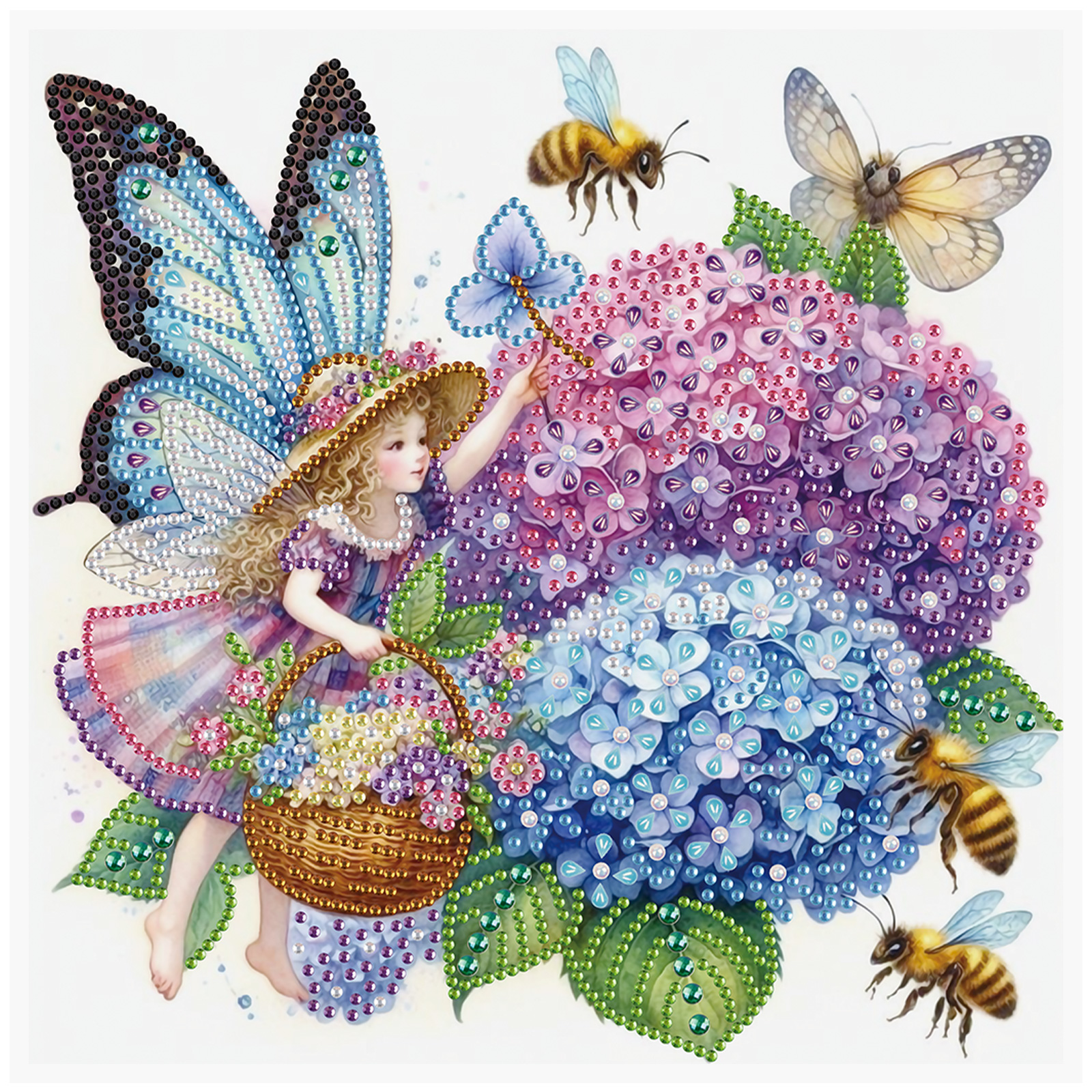 Gardening Tools Diy - DIY flower fairy Special Shape Diamond