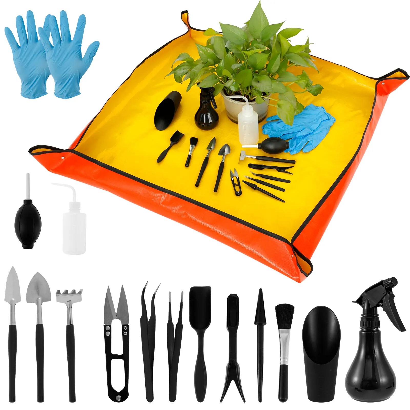 Gardening Tools Bundle - 13/16Pcs Garden Succulent Plants Tools Mini