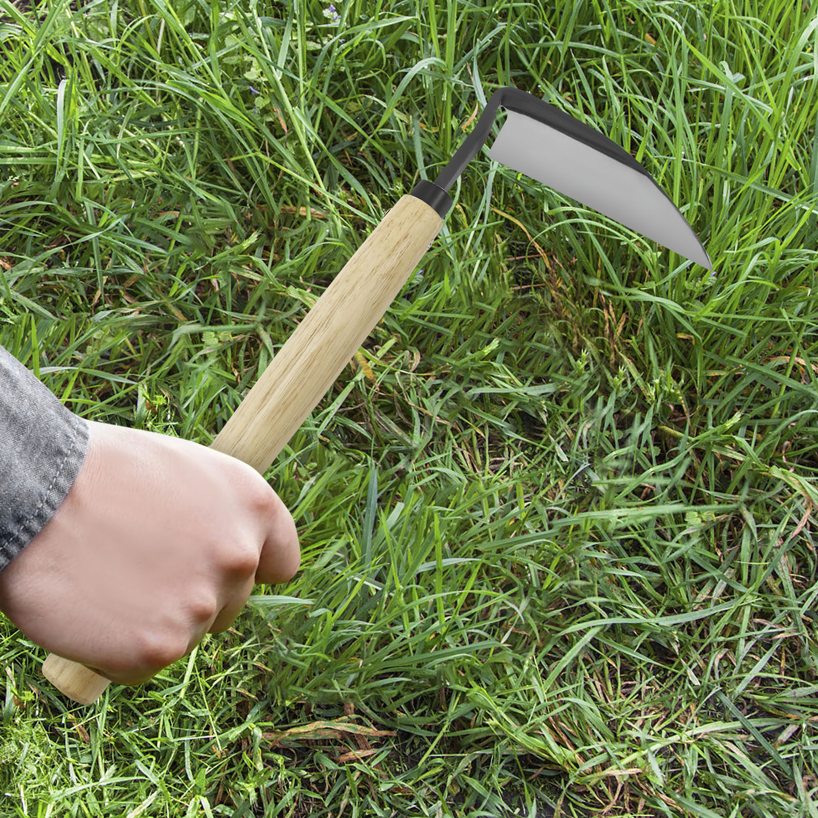 Gardening Hand Tools Japanese - Japanese Weeding Sickle Wooden Handle Weed
