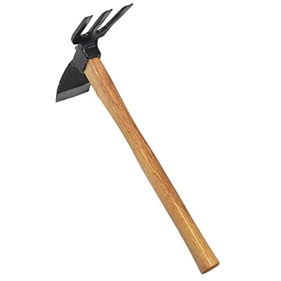 Gardening Hand Tools Japanese - Hoe Cultivator Combo Hand Tiller 14-3/4