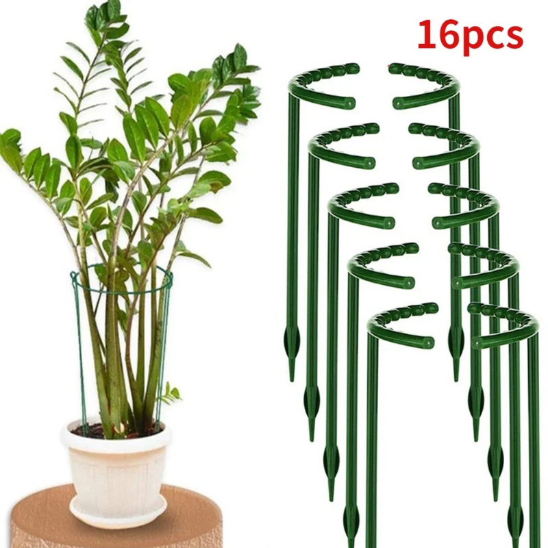 Gardening Tools Holder - Plastic Plant Support Pile Stand Plant