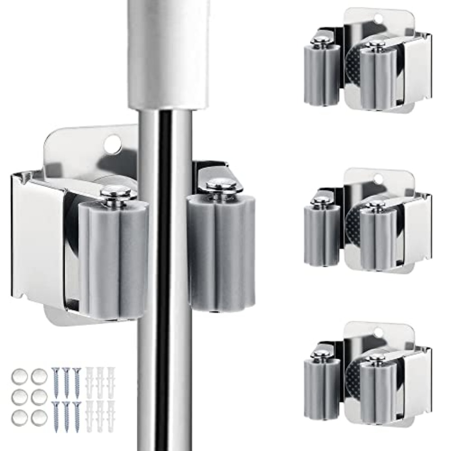 Gardening Tools Holder - 3PCS Broom and Mop Holder, Heavy