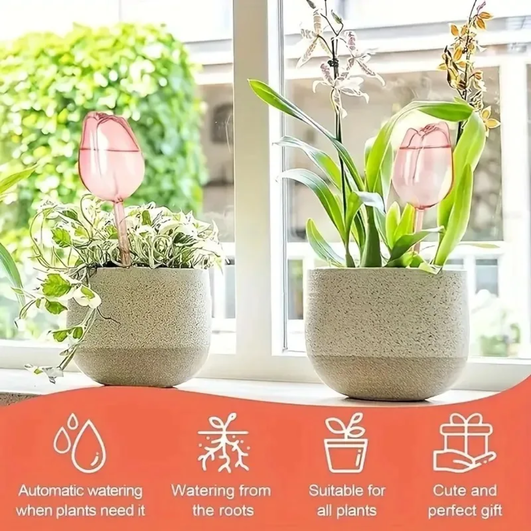 Pink Tulip Plant Watering Ball - Gardening Tools Pink recensie en prijs