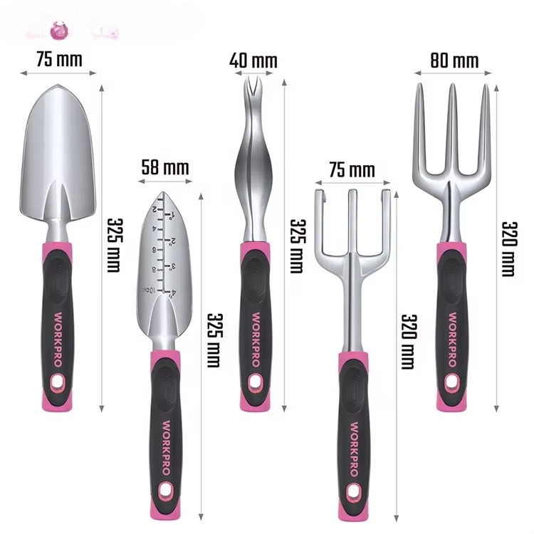 5pcs Pink Gardening Digging To - Gardening Tools Pink recensie en prijs