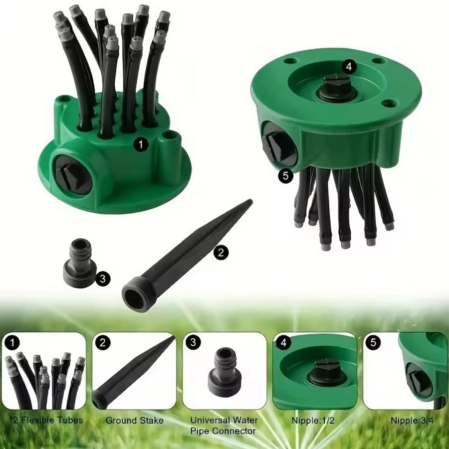 360° Automatic Rotating Garden - Gardening Tools And Equipment recensie en prijs