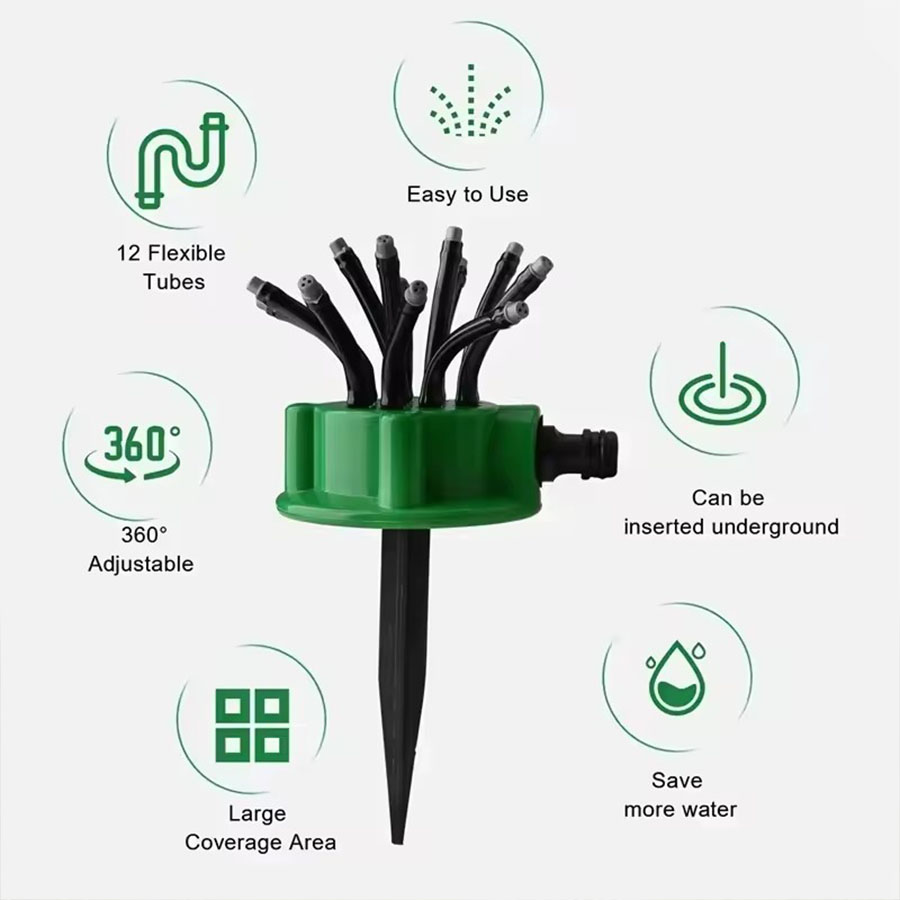 360° Automatic Rotating Garden - Gardening Tools And Equipment recensie en prijs