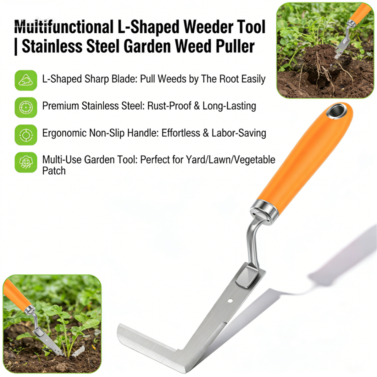 Stainless steel gap weeding to - Gardening Hand Tools Yard recensie en prijs