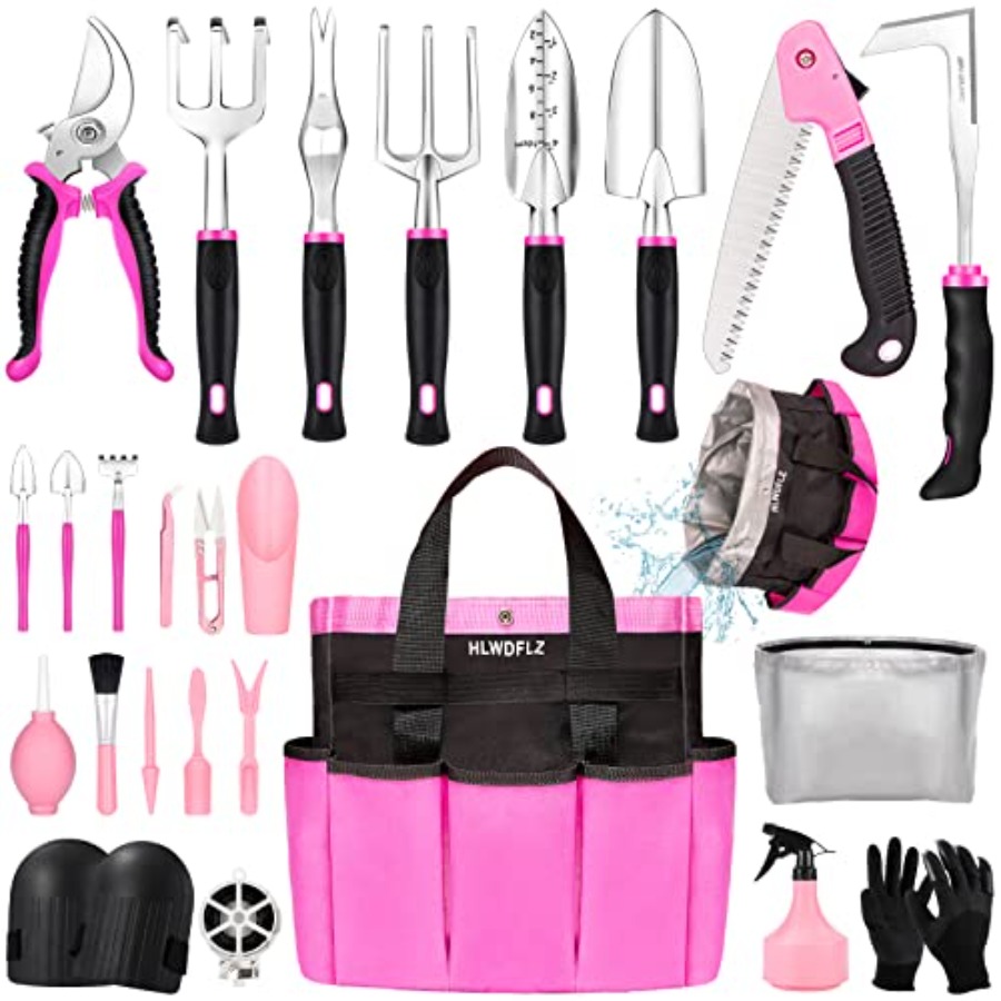 Pink Garden Tool Set for Women - Gardening Tools Pink recensie en prijs