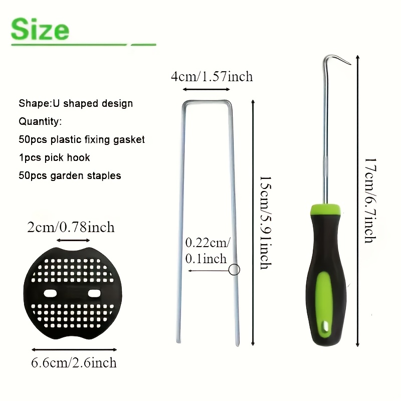 101pcs Garden Stakes Set - U-s - Gardening Tools Bundle recensie en prijs