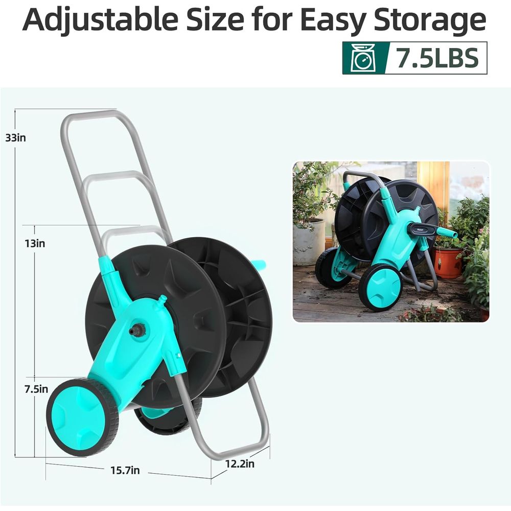 Portable Garden Hose Cart, Hol - Gardening Tools Holder recensie en prijs
