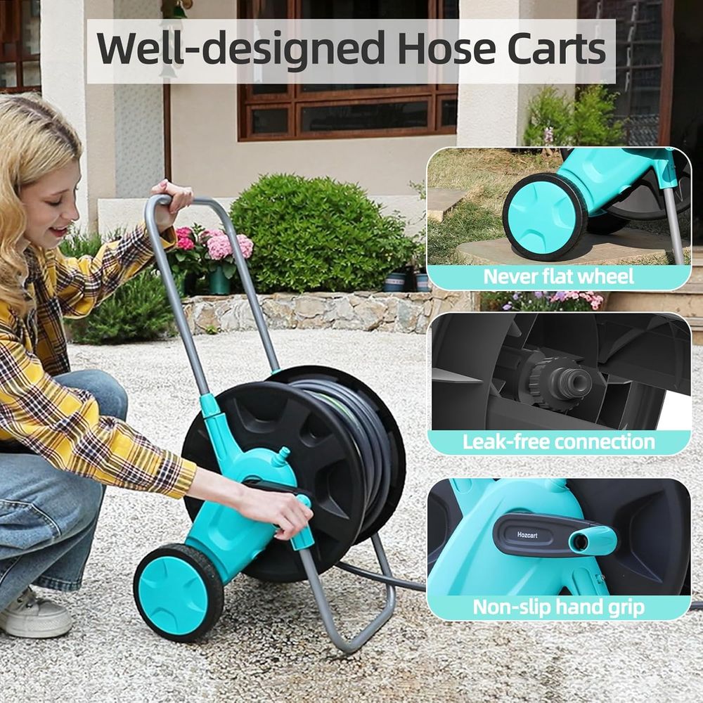 Portable Garden Hose Cart, Hol - Gardening Tools Holder recensie en prijs
