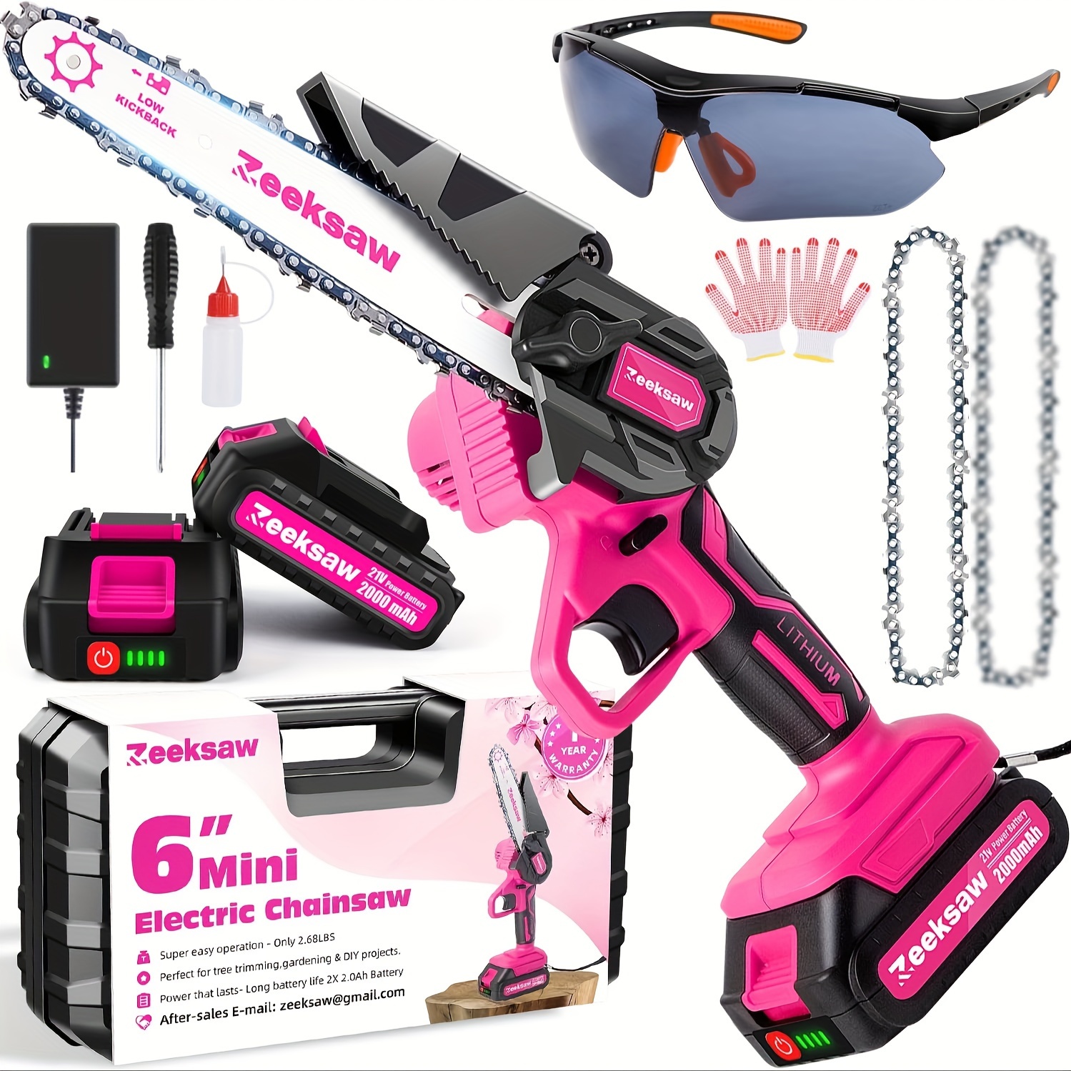 Compact Pink Electric Handheld - Gardening Tools Pink recensie en prijs