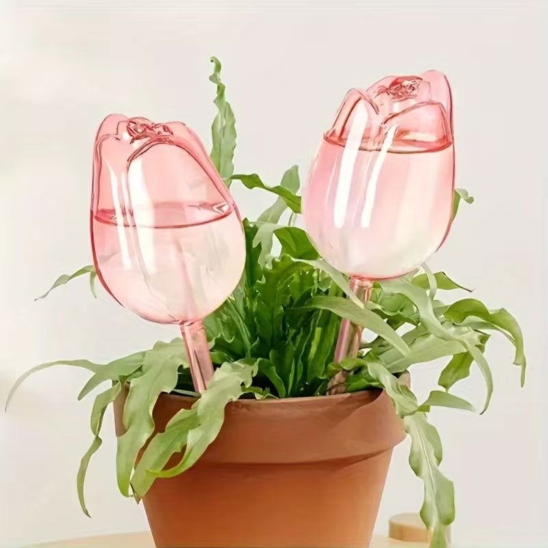 3 Pink Tulip Irrigation Balls  - Gardening Tools Pink recensie en prijs