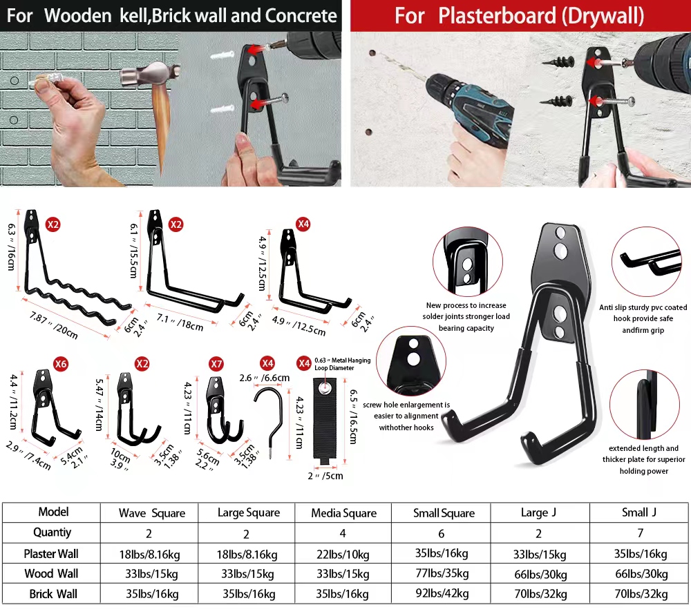 Heavy Duty Metal Hook Garage O - Gardening Tools Holder recensie en prijs