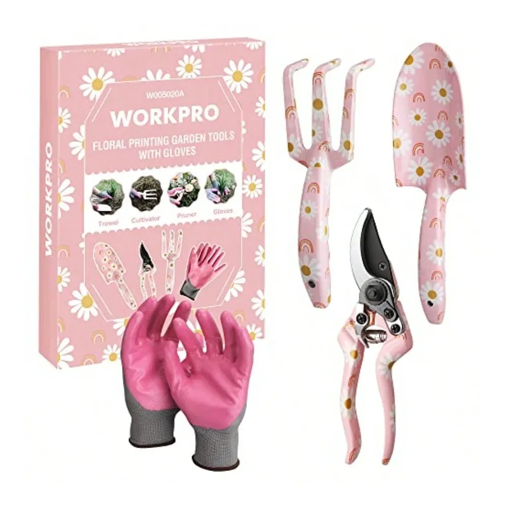 Aluminum Garden Tool Set 4PCS  - Gardening Tools Pink recensie en prijs