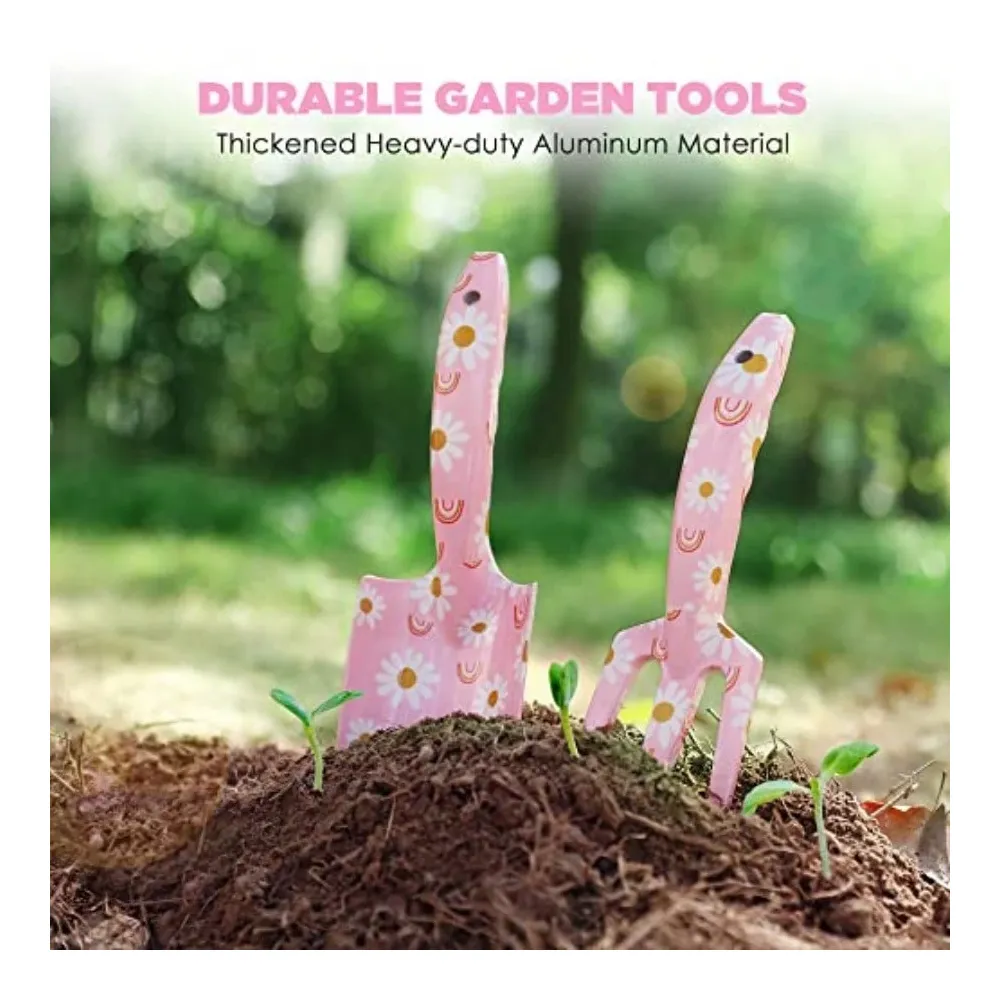 Aluminum Garden Tool Set 4PCS  - Gardening Tools Pink recensie en prijs