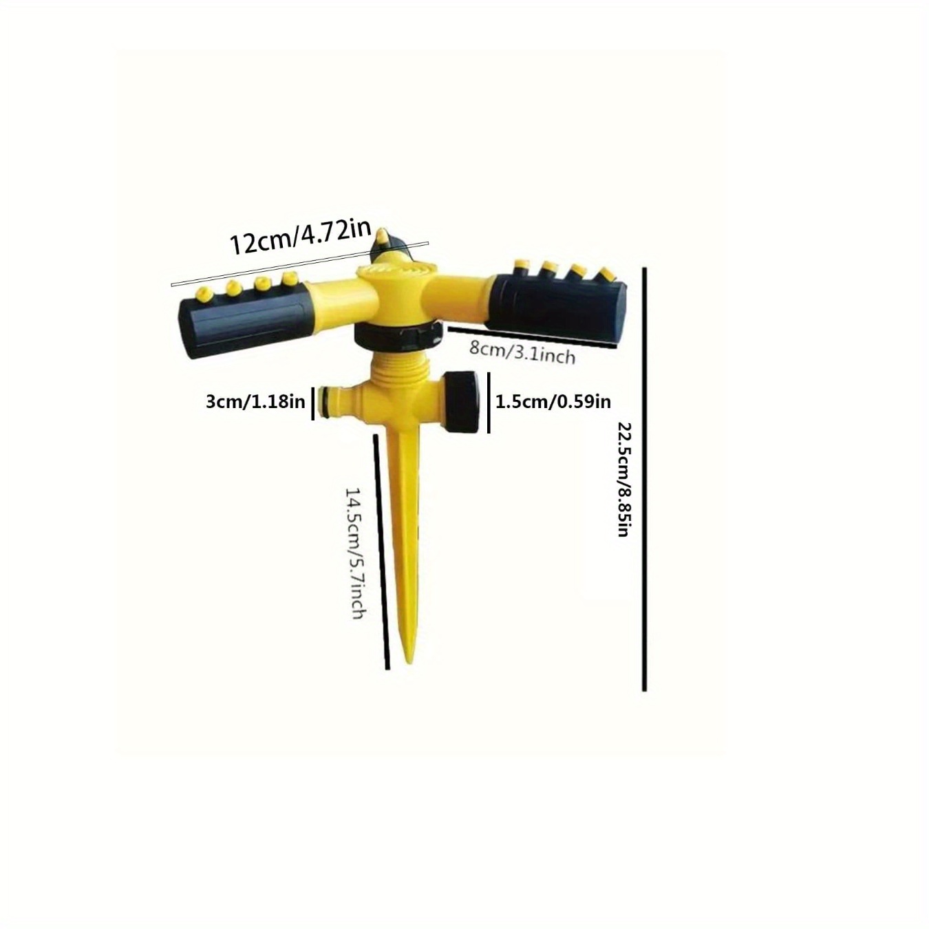 1pc 360° Automatic Rotating Sp - Gardening Tools And Equipment recensie en prijs
