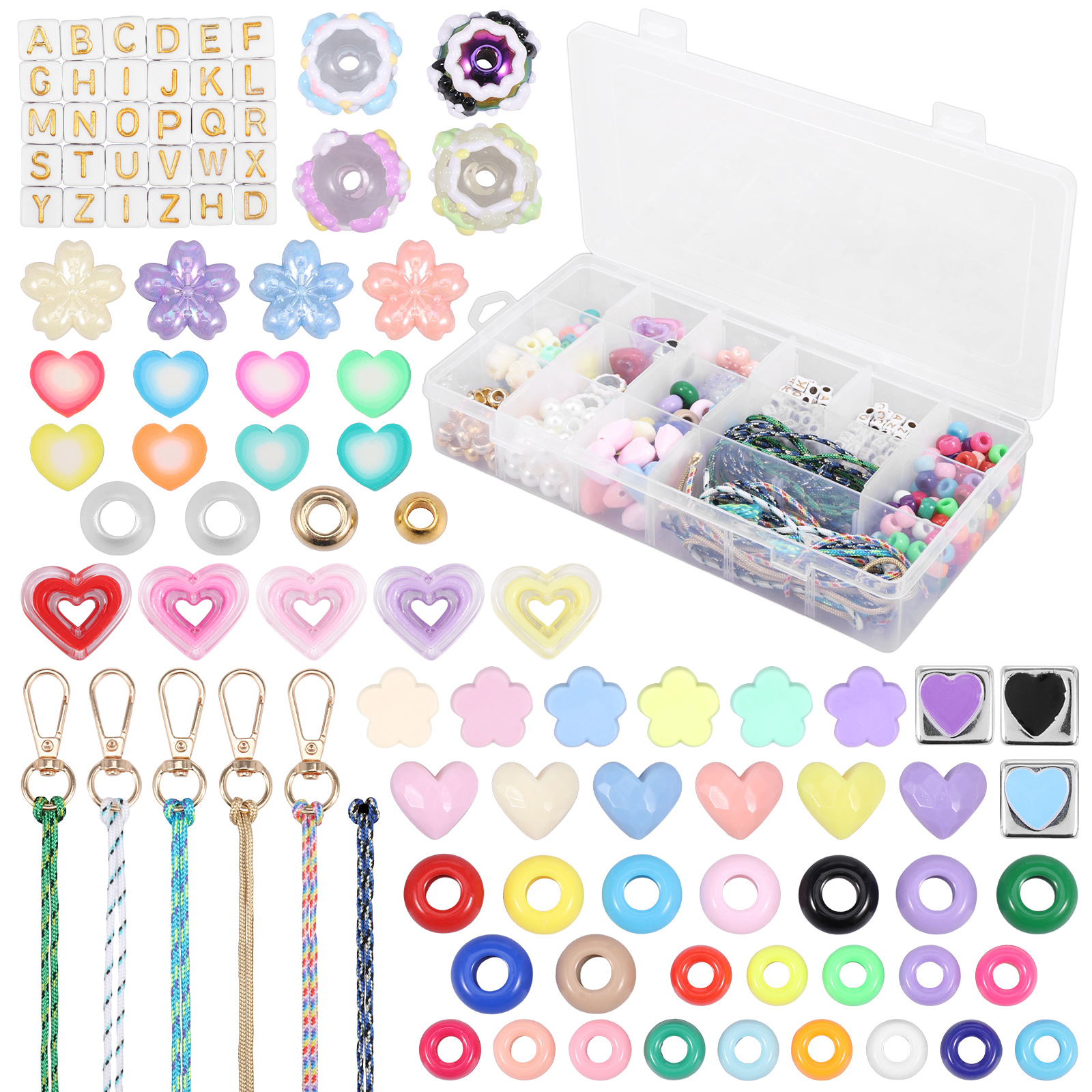 421PCS Beaded Keychain Making  - Gardening Tools Diy recensie en prijs