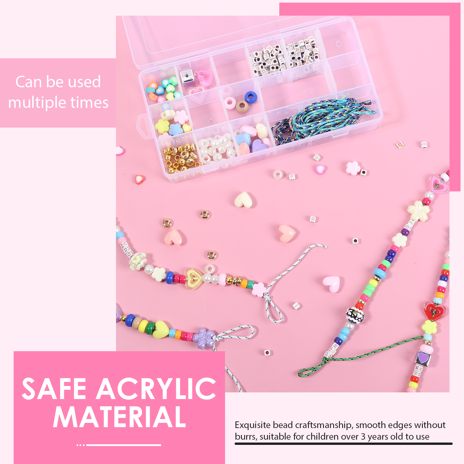 421PCS Beaded Keychain Making  - Gardening Tools Diy recensie en prijs