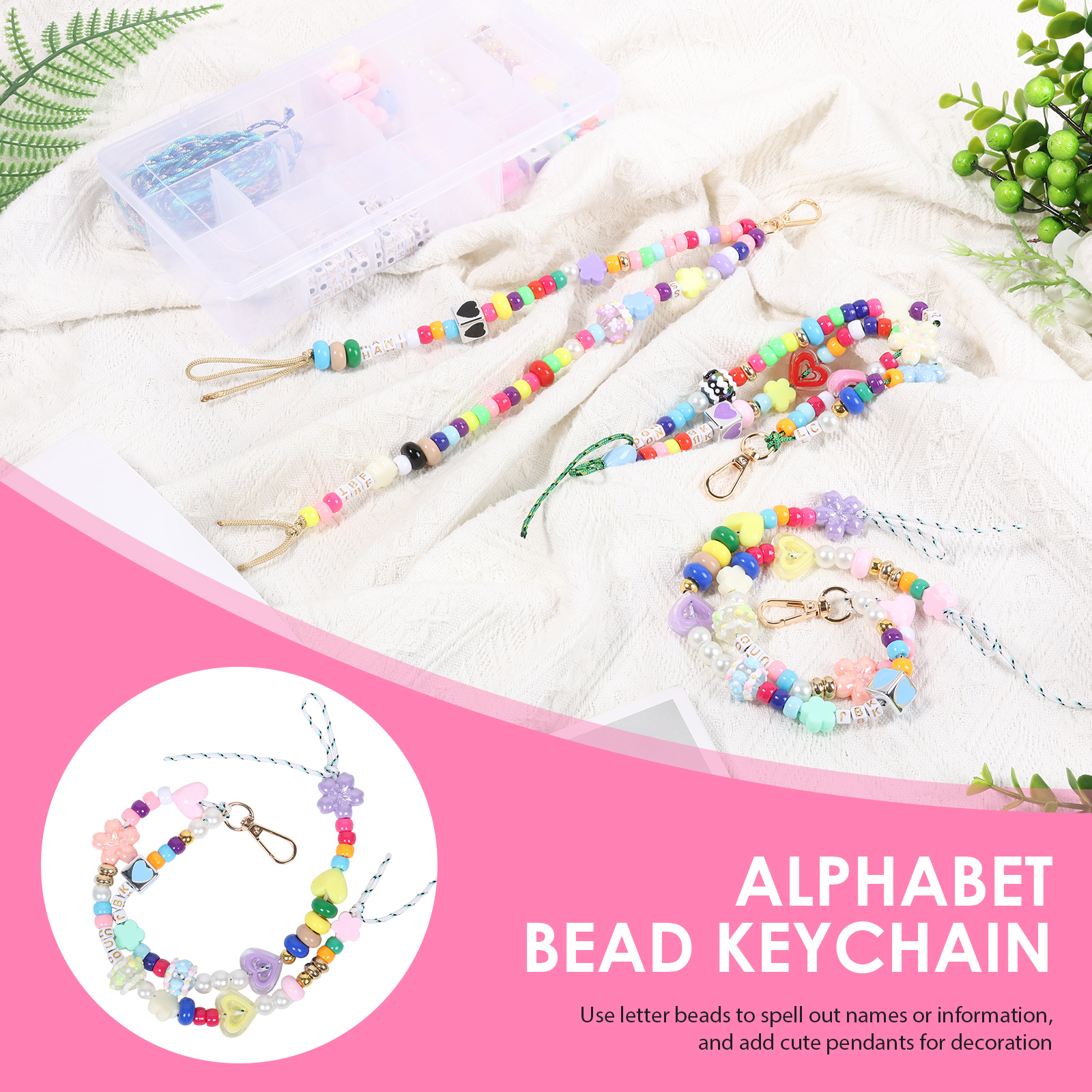 421PCS Beaded Keychain Making  - Gardening Tools Diy recensie en prijs