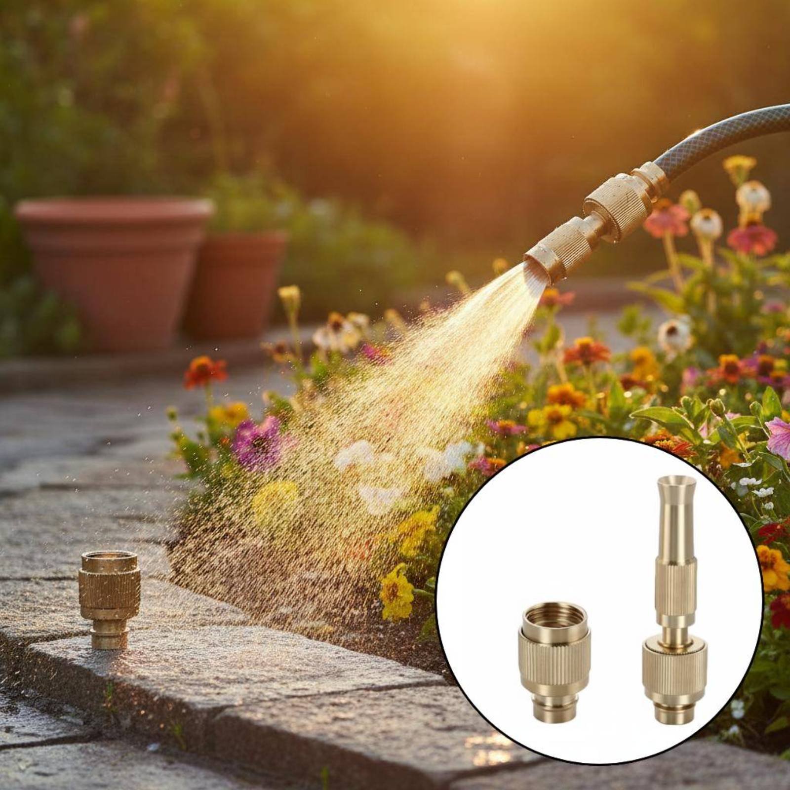 Brass Water Universal Connecto - Gardening Tools And Equipment recensie en prijs