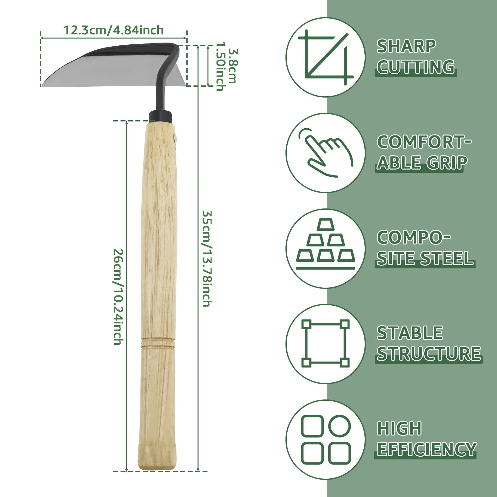 13inch Japanese Style Weeding  - Gardening Hand Tools Japanese recensie en prijs