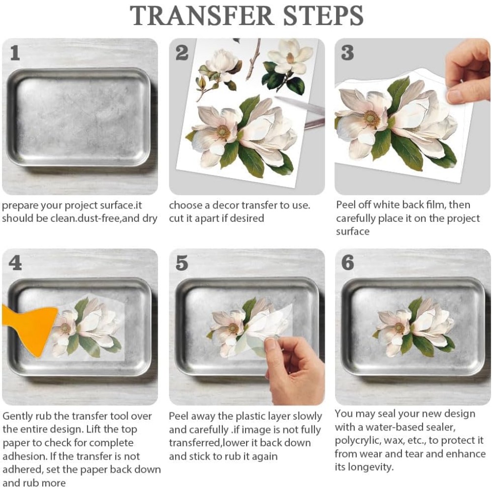 3pcs/Set Watercolor Roses Rub  - Gardening Tools Diy recensie en prijs