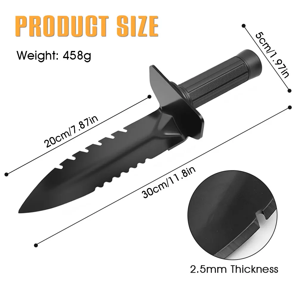 Garden Shovel Double Serrated  - Gardening Hand Tools Yard recensie en prijs