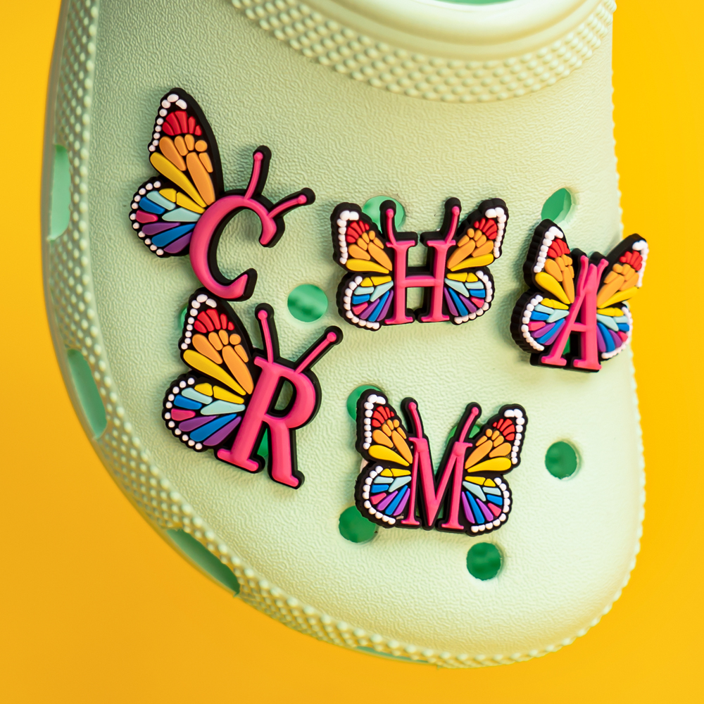 1pcs Colourful butterfly Shoe  - Gardening Tools Pink recensie en prijs
