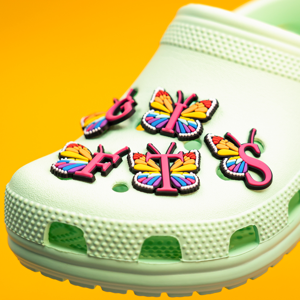 1pcs Colourful butterfly Shoe  - Gardening Tools Pink recensie en prijs