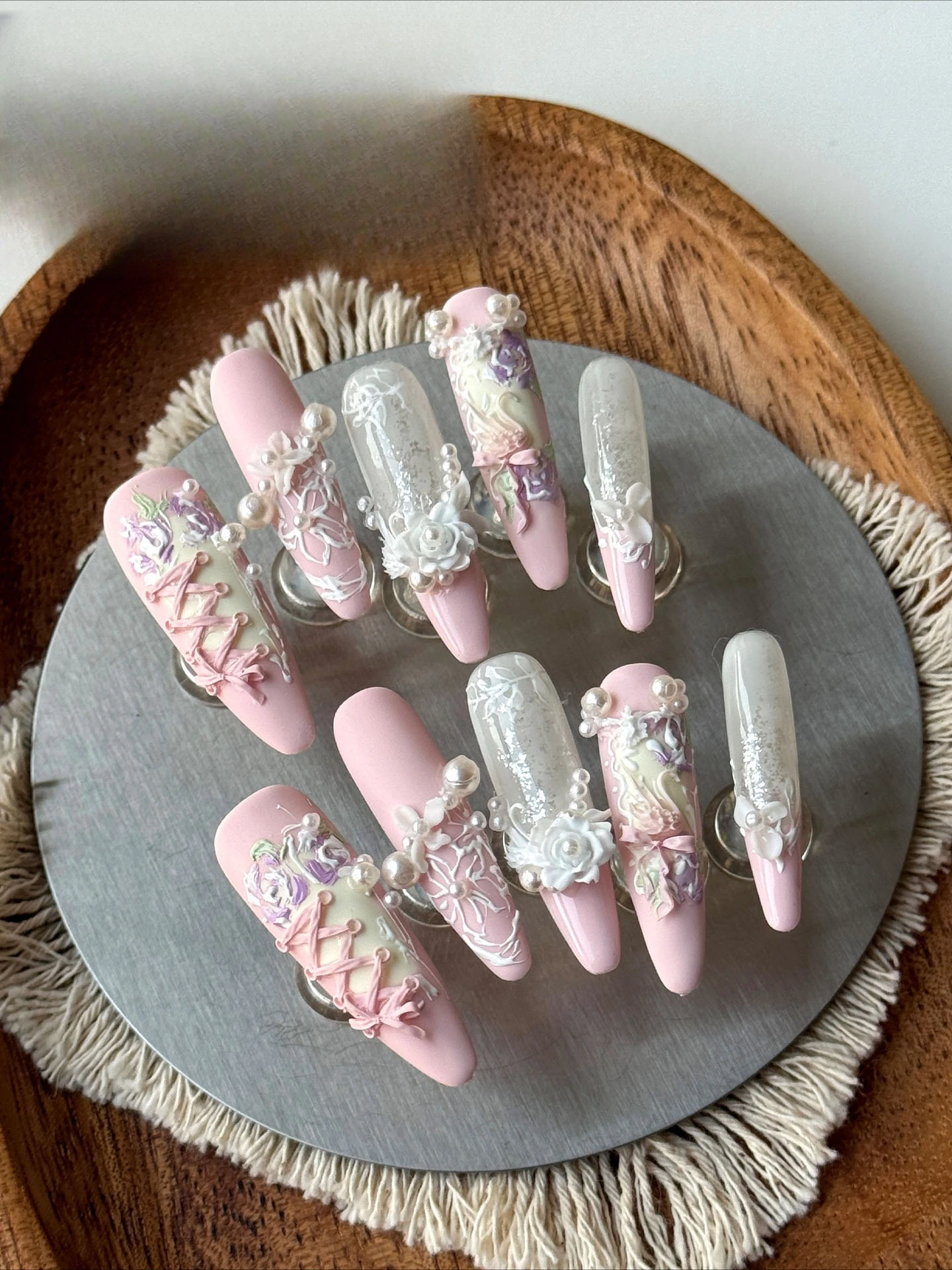 Nail Art Wearing Nail Three-di - Gardening Tools Pink recensie en prijs