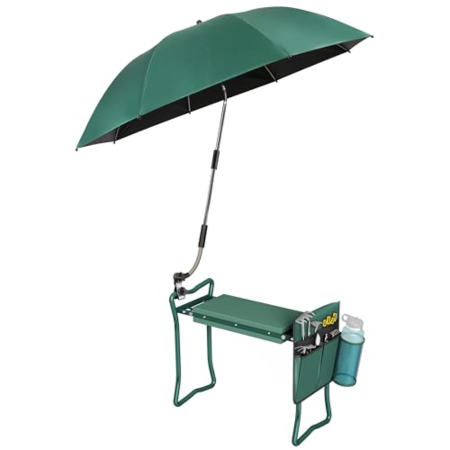 2-in-1 Garden Kneeler with Gre - Gardening Tools Holder recensie en prijs