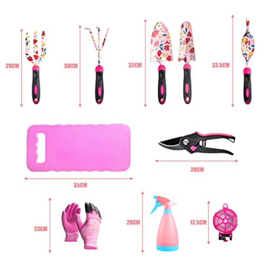 20-Piece Gardening Tool Set fo - Gardening Tools Pink recensie en prijs