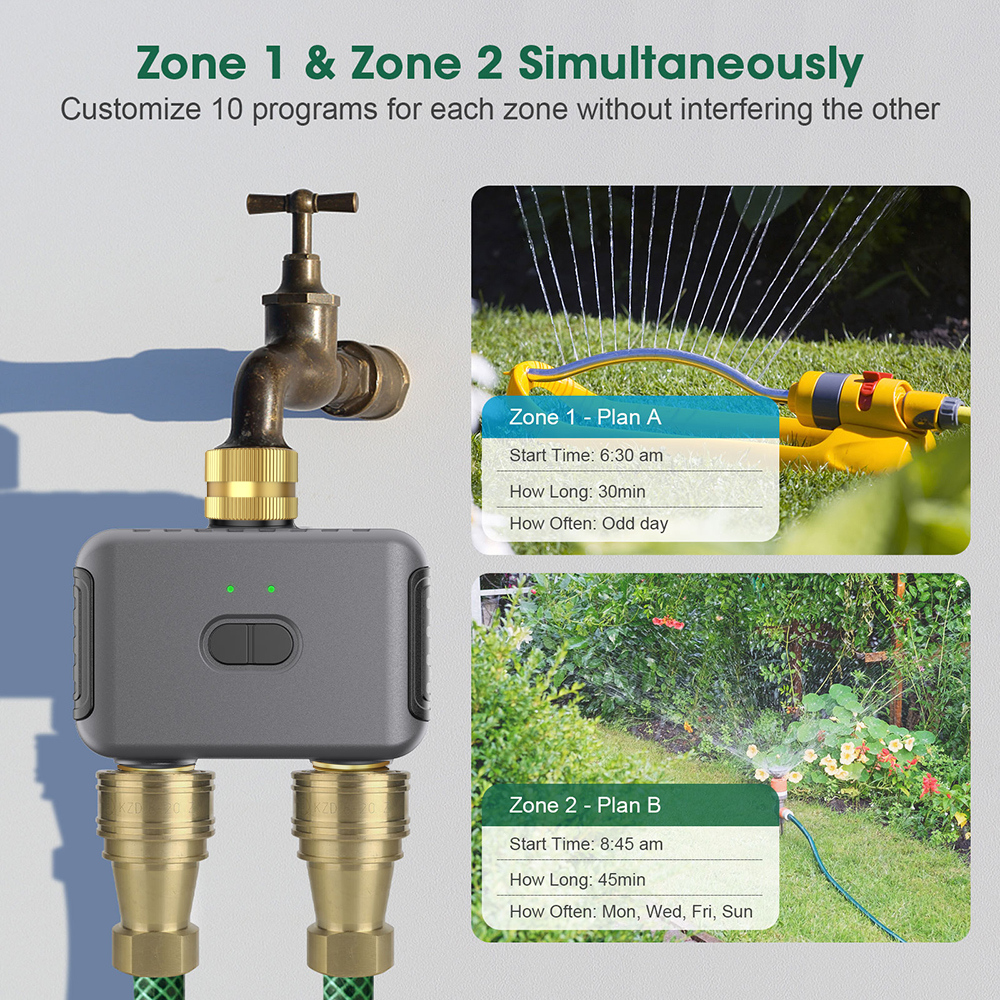 Tuya 2 Zone Watering Timer Gar - Gardening Tools And Equipment recensie en prijs