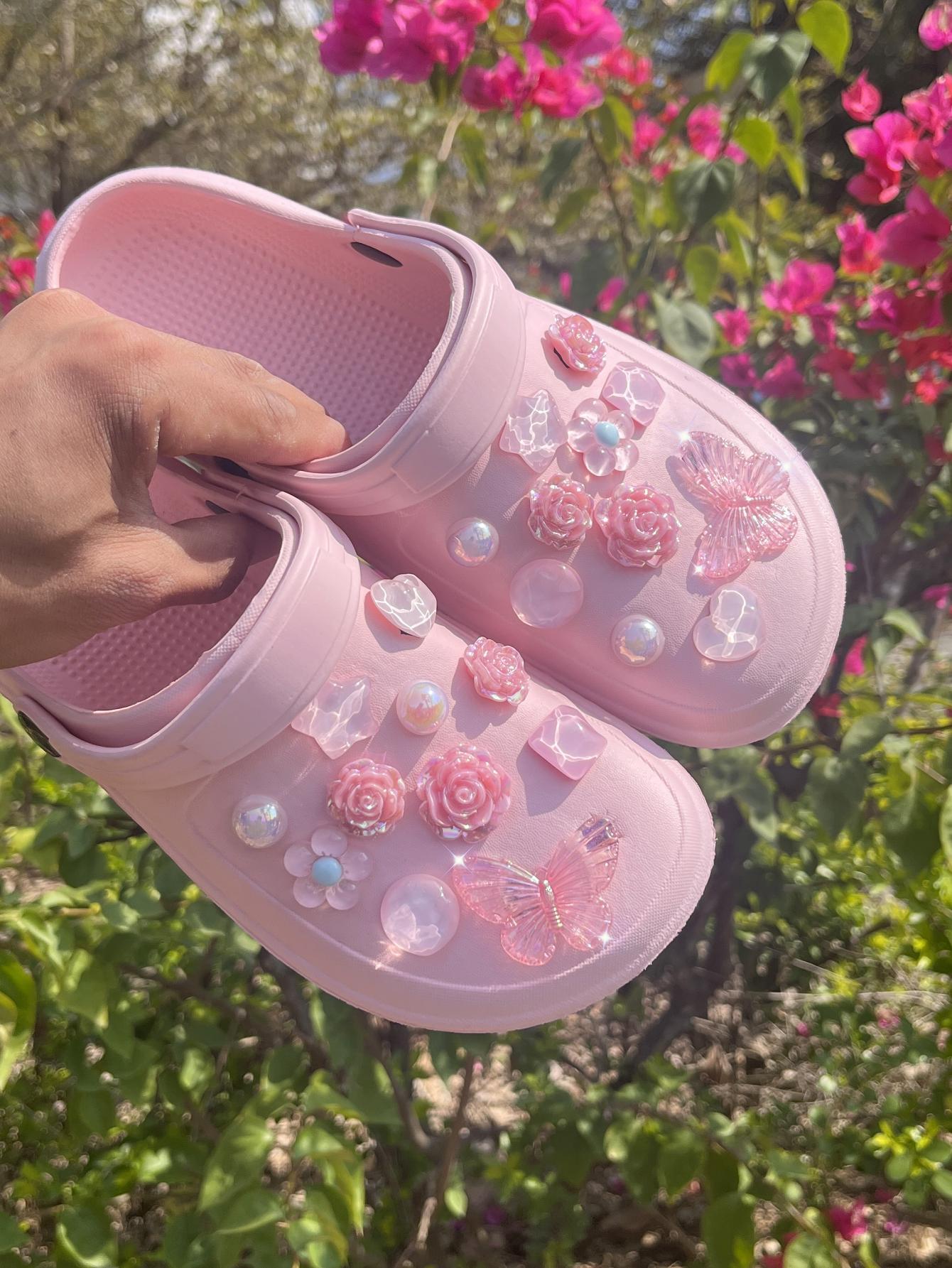 22 pcsbeach shoes Shoe Flower  - Gardening Tools Pink recensie en prijs